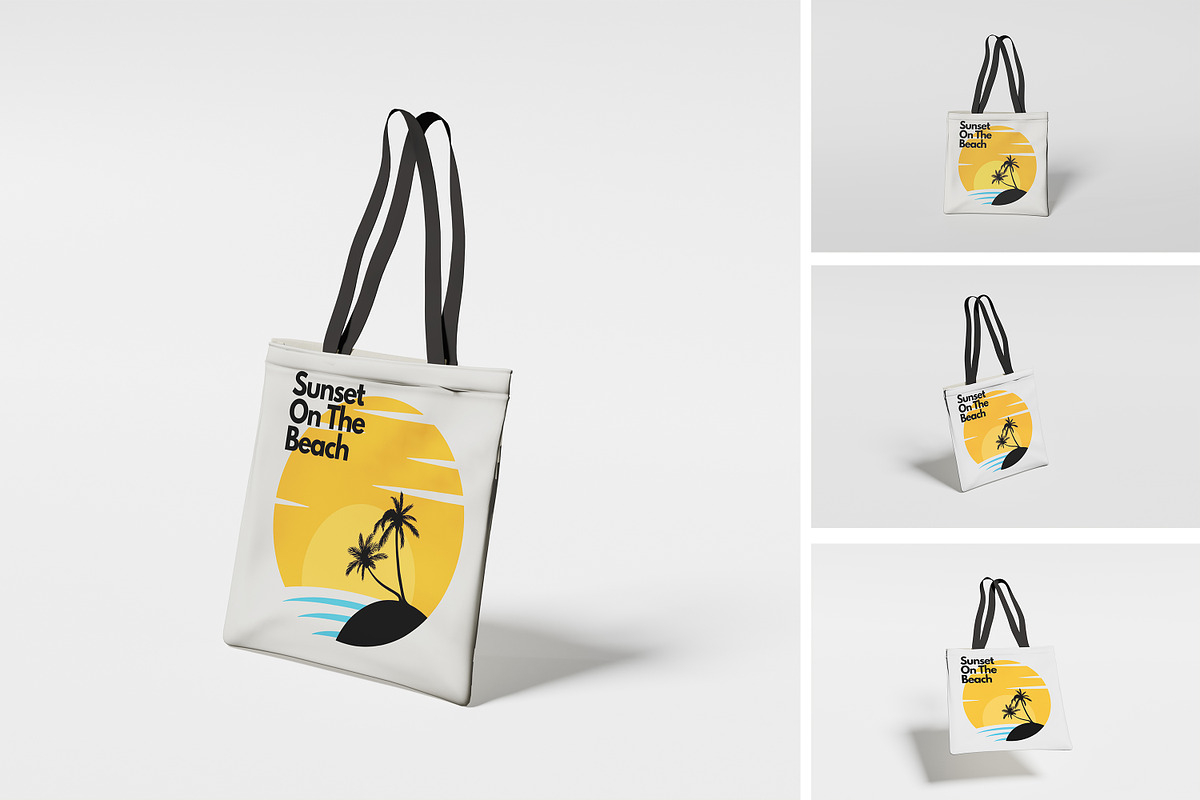 tote bag mockup, a Marketing Template by kebunmockup (Photo 1 of 5)