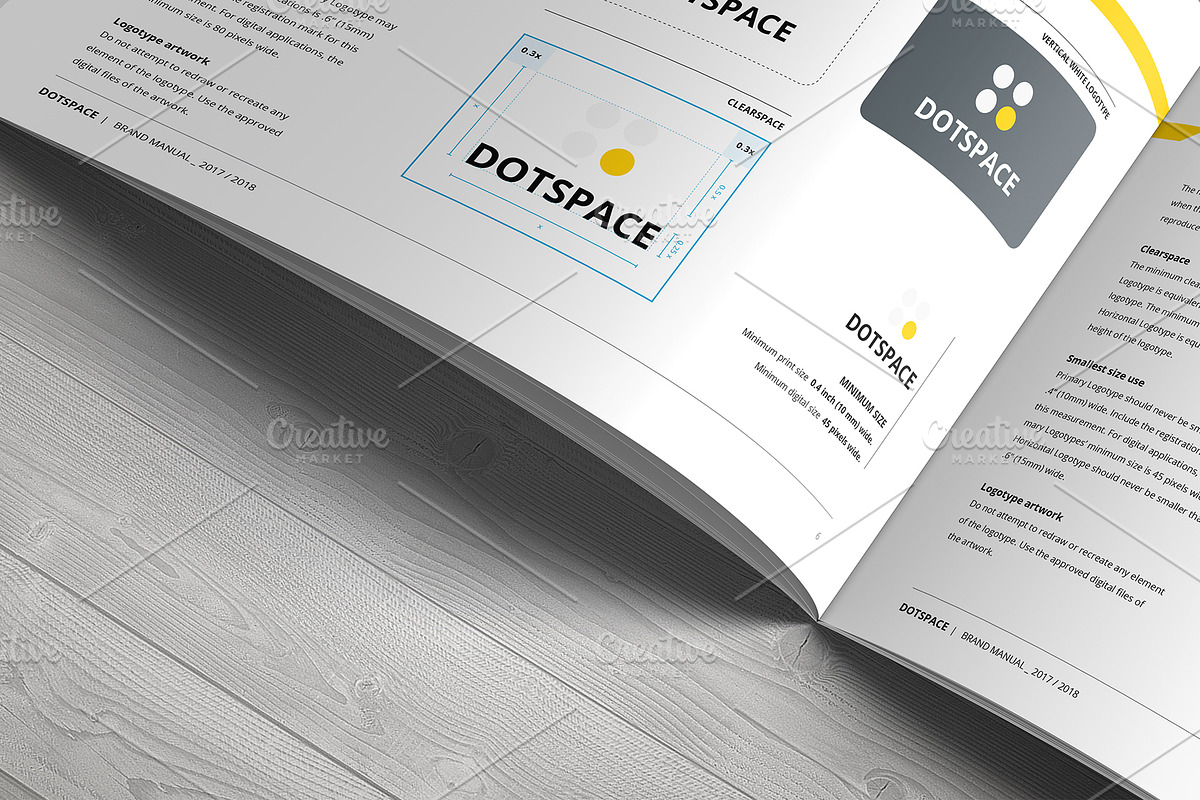 Brand Manual 30 Pages A4 / US Letter, a Brochure Template by Mastergfx (Photo 8 of 32)