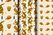Tigers collection, an Animal Illustration by oxygen_8 (Thumbnail 2 of 6)