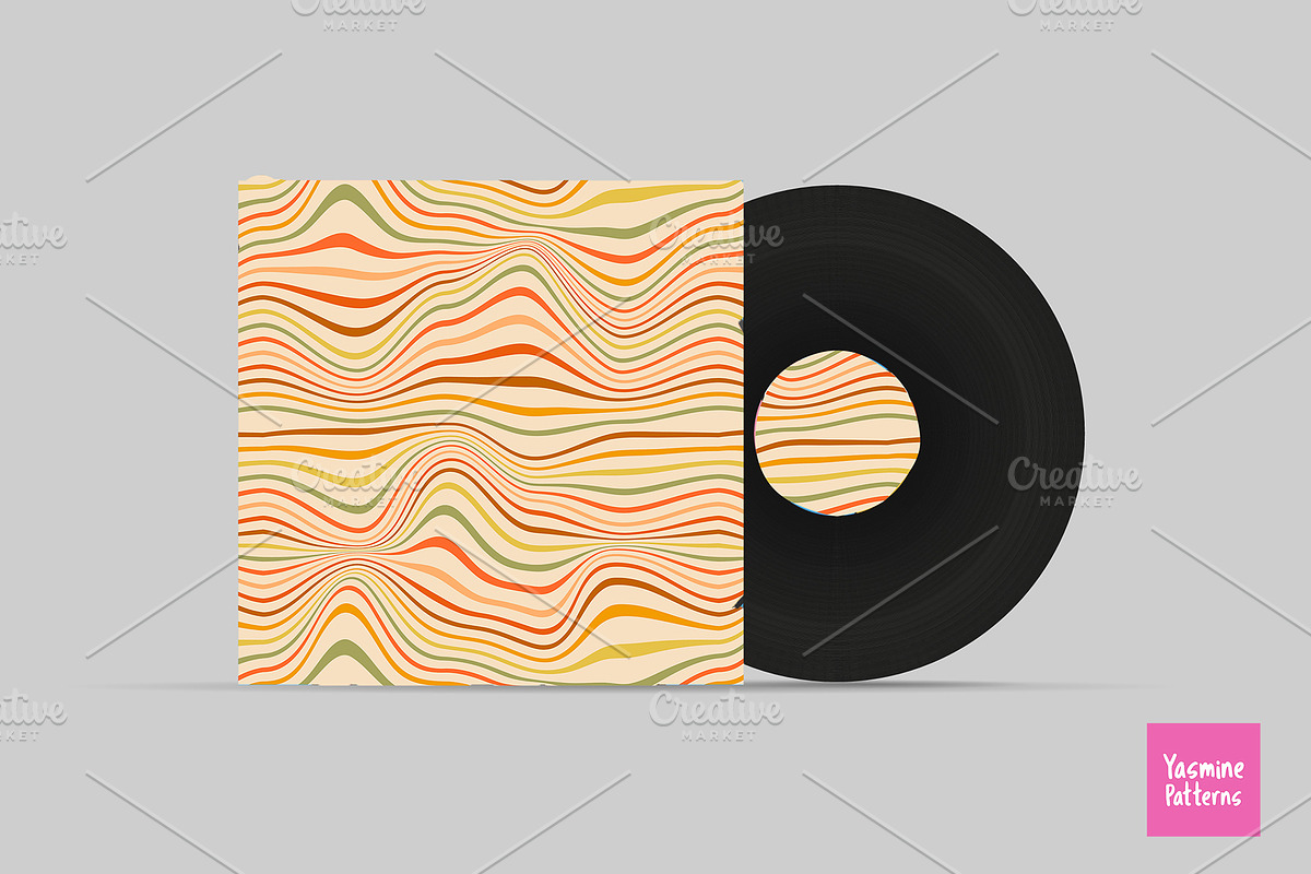 Groovy Waves Seamless Patterns, a Pattern Graphic by Yasmine Patterns (Photo 5 of 8)