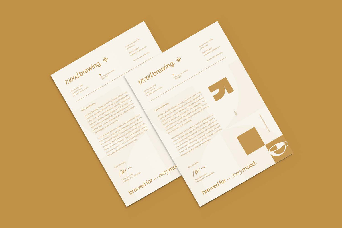 Brewing Coffe Product - Letterhead, a Print Template by VUNIRA (Photo 3 of 3)