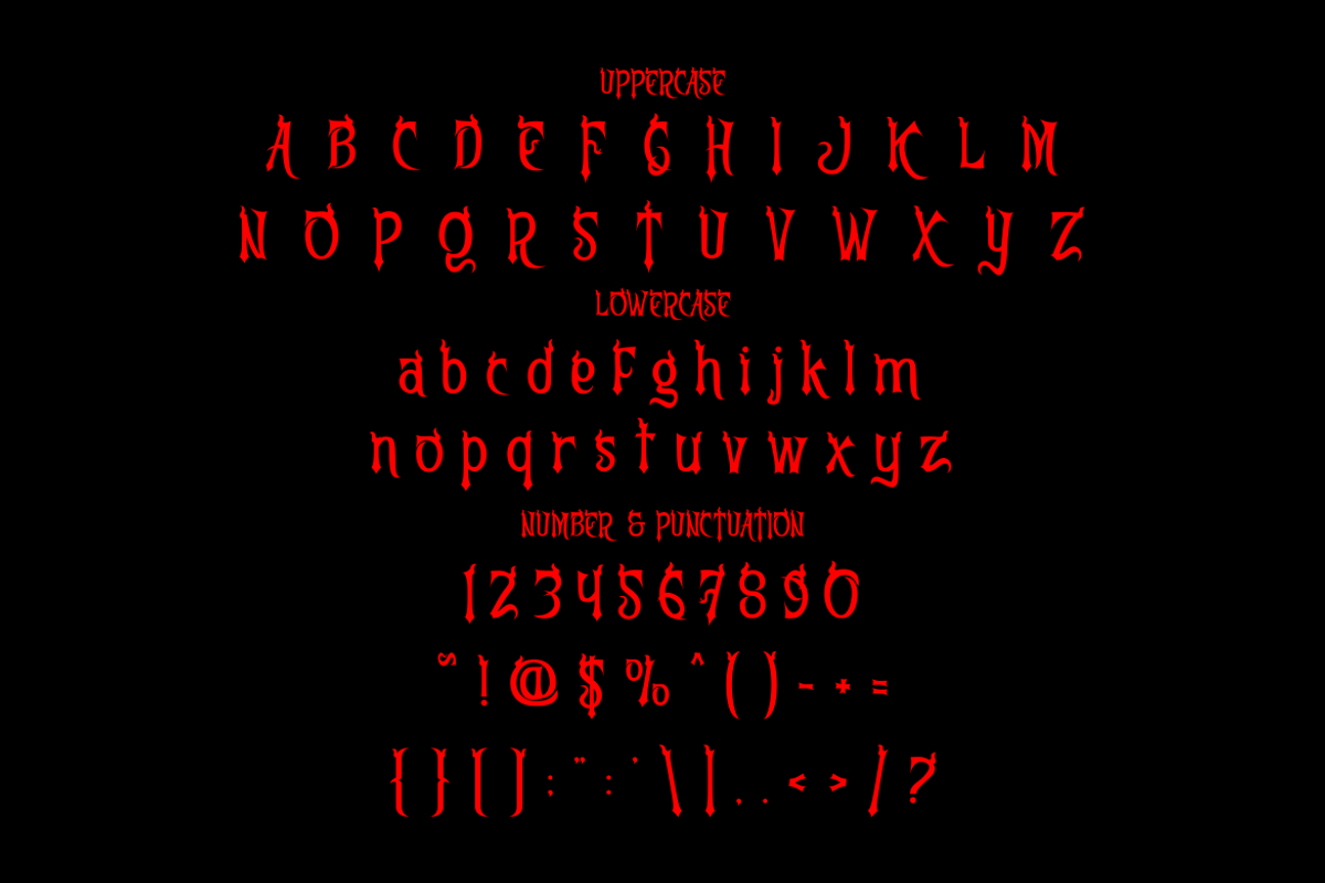 Ruin Themed Logo Game Font, a Font by PutraCetol Studio (Photo 5 of 5)