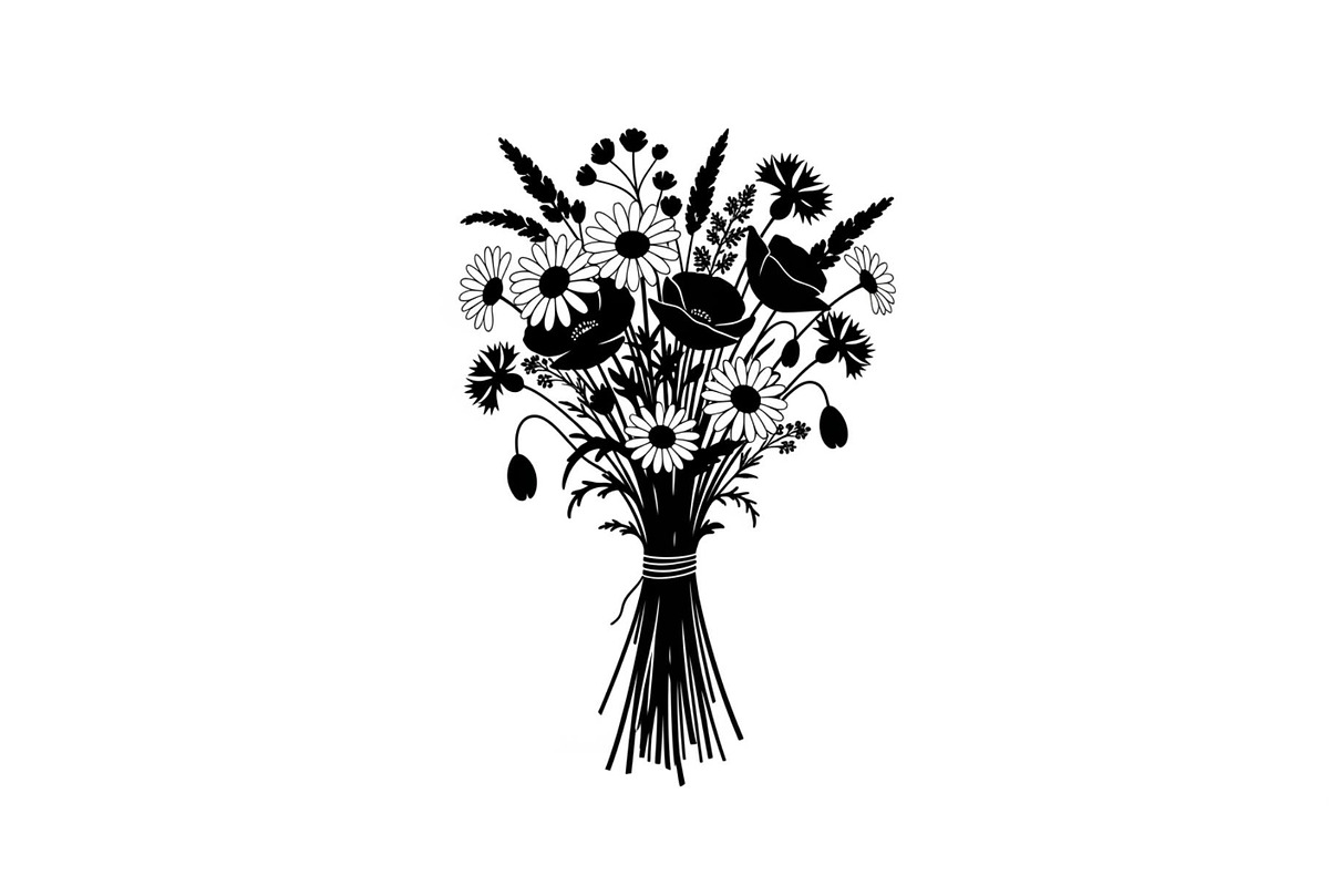 Floral Bouquet SVG Bundle, an Illustration by Designs_River (Photo 18 of 31)