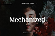 Mechanized Display Serif Font, a Serif Font by UICreative (Thumbnail 1 of 9)