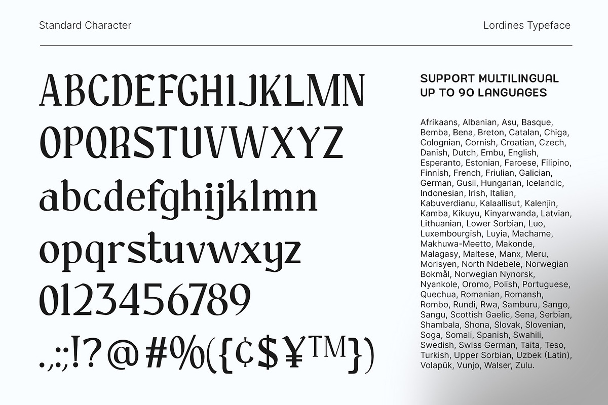 Lordines, a Serif Font by din-studio.com (Photo 8 of 15)