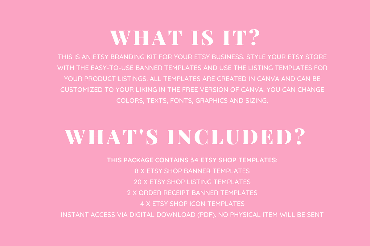 Pastel Neon Etsy Shop Kit, a Branding & Logo Template by SunshineStudioBoutique (Photo 2 of 6)