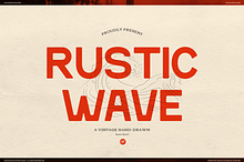 Rustic Wave | Vintage Hand Drawn