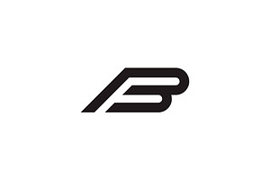 Stylish Letter F B Logo