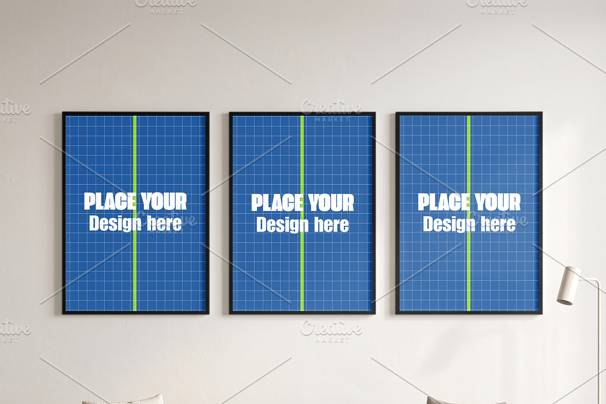 Wall Art Frame Mockup Bundle, a Household Mockup by Pixel Foundry (Photo 5 of 6)