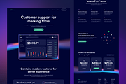 Marketing SaaS Website Design, an UI Kit Template by Ahmed Rubel (Thumbnail 2 of 5)