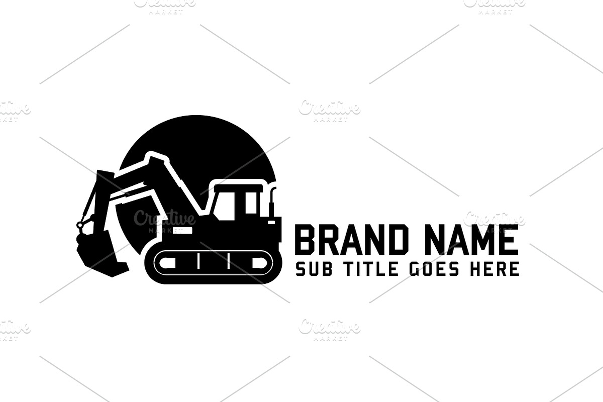 Construction Logo. Vector & Mock-Up, a Branding & Logo Template by Multiple (Photo 2 of 5)