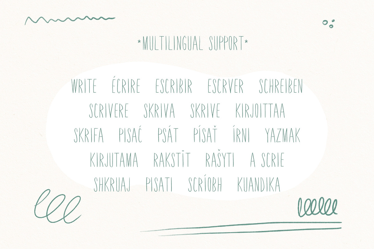 Sharp Pencil, a Handwritten Font by Jelena Sardi (Photo 3 of 7)