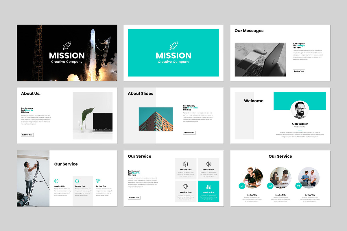 Mission Presentation Template, a Presentation Template by CreativeSlides