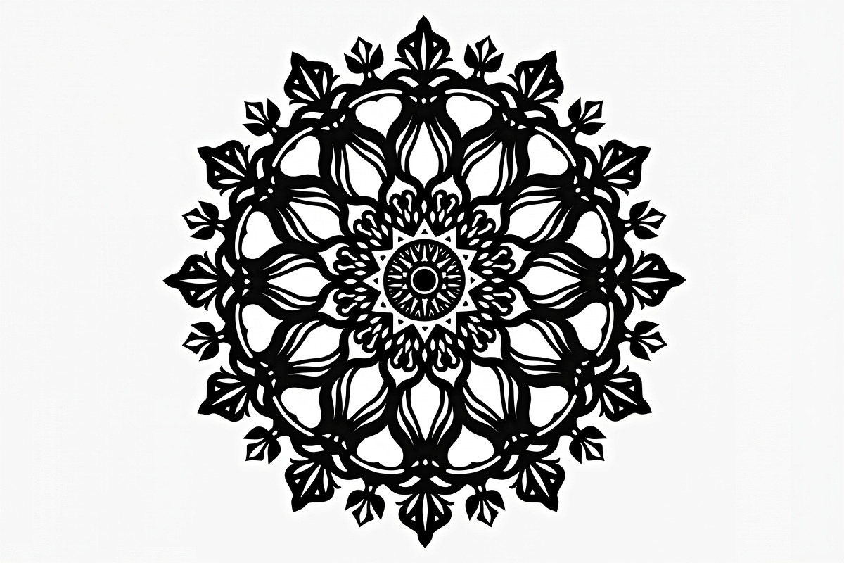 Vintage Floral Laser Cut Ornamental, an Object Illustration by BIPLOB EXPERT (Photo 13 of 14)
