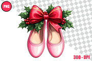 Christmas Ballet Slippers Cliparts, a Person Illustration by taramija (Thumbnail 11 of 26)