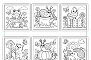 Bold Easy Little Garden Coloring, a Decorative Illustration by Design Station (Thumbnail 3 of 3)