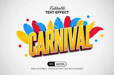 Carnival Text Effect 3D Style, a Layer Style Add-On by Mockmenot