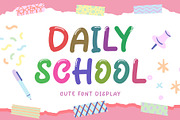 Back to School Fonts & Graphics, a Handwritten Font by Yoga Letter (Thumbnail 4 of 6)