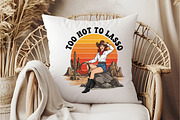 Too Hot To Lasso Cowgirl PNG, an Illustration by DreamCafeArt (Thumbnail 6 of 7)