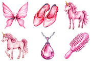 Watercolor Little Princess Clipart, an Illustration by Watercolor design (Thumbnail 3 of 4)
