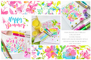Happy Summer Seamless Patterns, a Pattern Graphic by Lumitar (Thumbnail 2 of 6)