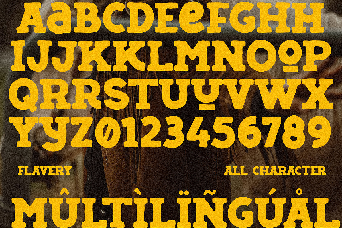 Flavery - Vintage Slab Serif, a Slab Serif Font by Invasi Studio (Photo 10 of 10)