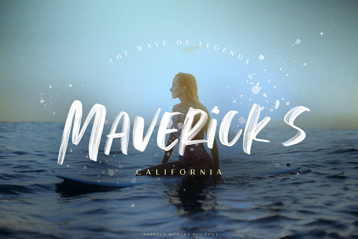 Perfect Moment SVG Font preview 2