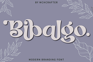 Bibalgo Stylistic Retro Serif Font