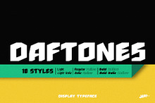Daftones - Display Typeface