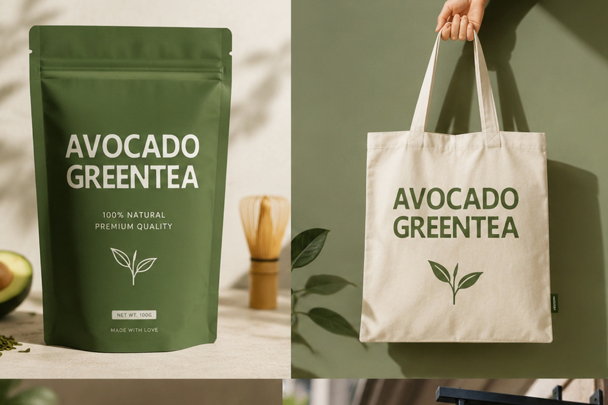Avocado Greentea, a Sans Serif Font by Fourteen Letter (Photo 3 of 6)