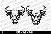 Logo of a bull or buffalo head, an Object Graphic by Vectorhight (Thumbnail 3 of 5)