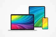 Apple Mobile Devices 8 Mockups, an iPhone Mockup by Spojeeto Devices Mockups (Thumbnail 2 of 9)