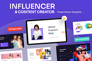 Influencer Google Slides Template, a Social Media Template by Ink Gallery (Thumbnail 1 of 5)