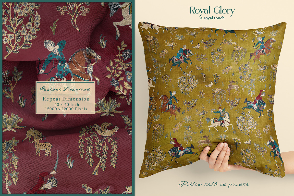 Royal Glory Prints & Patterns, a Pattern Graphic by GND ART STUDIO (Photo 4 of 8)