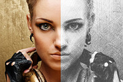 Graphite Pencil 3 Photoshop Actions, an Action Add-On by GrafxFun (Thumbnail 5 of 5)