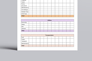 Budget Templates, a Stationery Template by MightyDesign (Thumbnail 3 of 8)