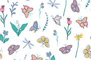 Spring Butterflies, a Pattern Graphic by GooseFrol (Thumbnail 3 of 8)