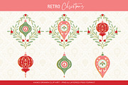 Retro Christmas Patterns & Clip Art, a Pattern Graphic by Eclectic Anthology (Thumbnail 3 of 17)