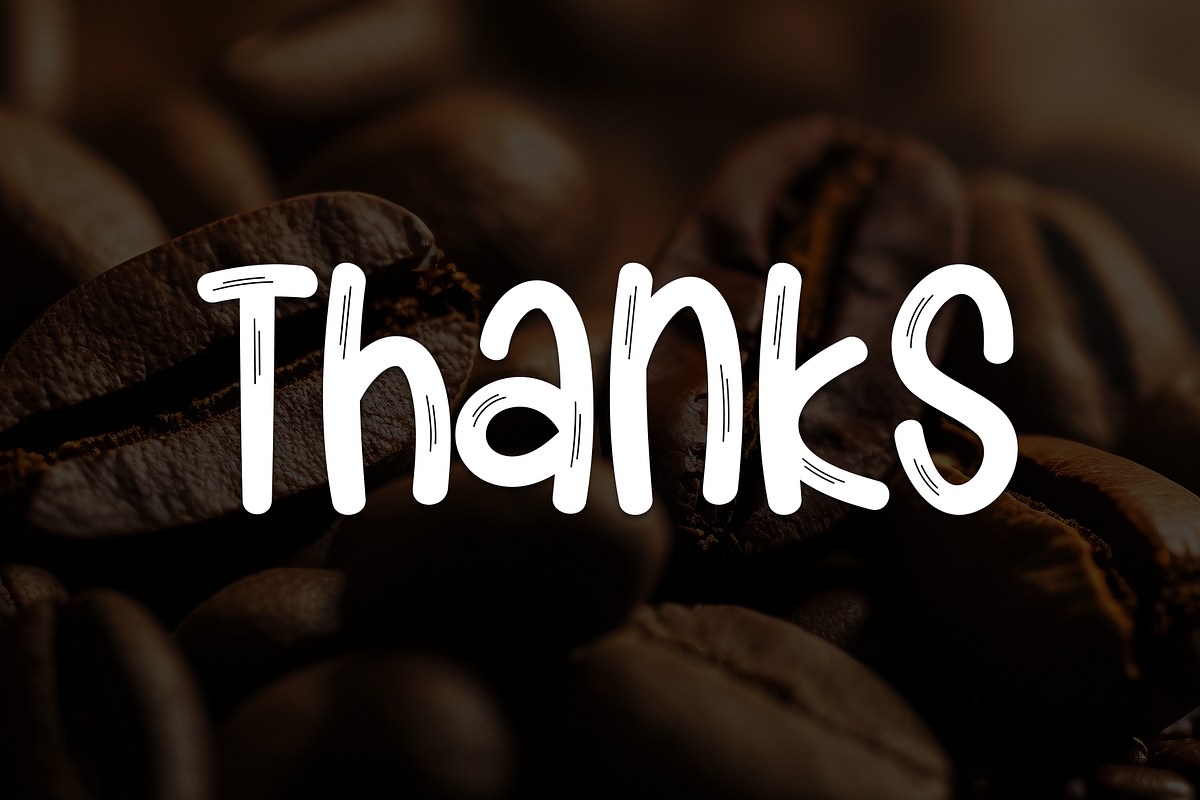 Caffeine | Script Font, a Script Font by Scratchones (Photo 8 of 8)