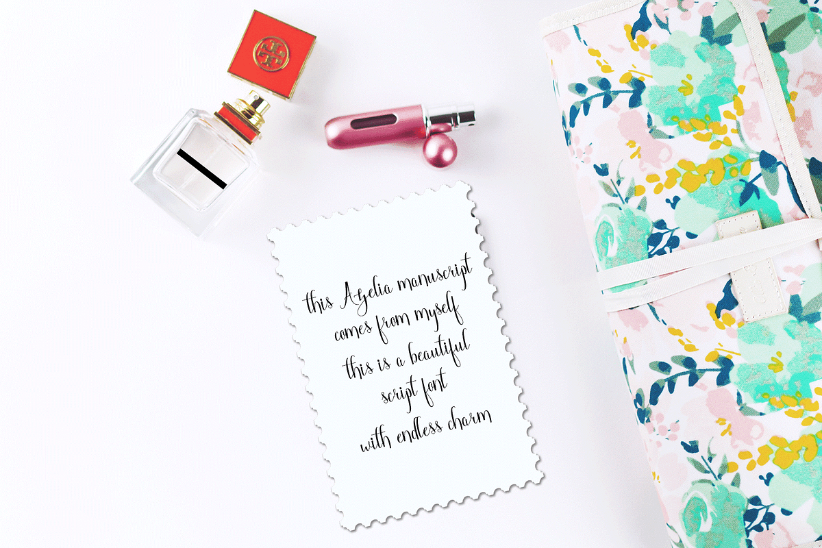Azelia, a Script Font by Deniz86 (Photo 8 of 8)