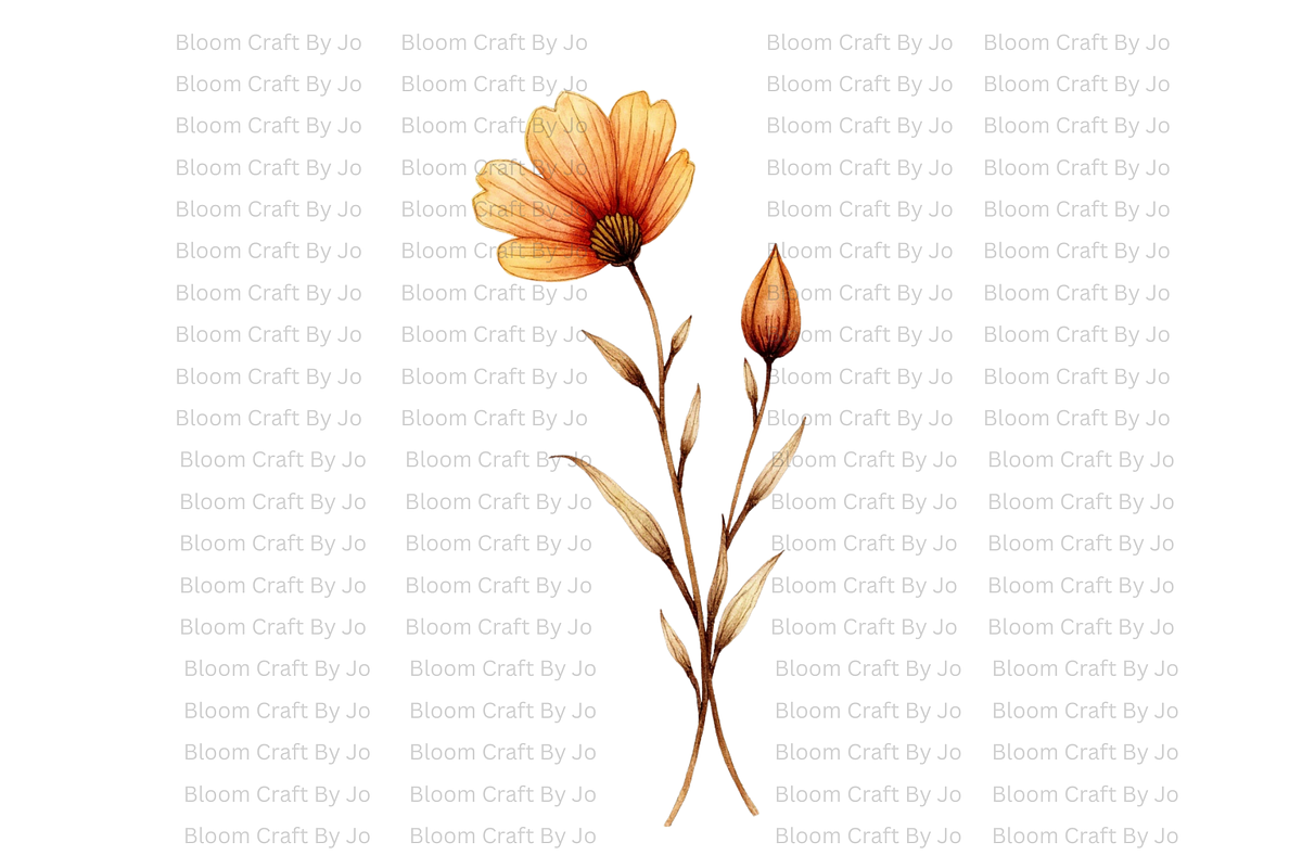 Mixed Bundle - Terracotta Flowers, a Decorative Illustration by Bloom Craft Creations (Photo 4 of 20)