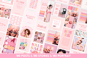 Pastel Instagram Template Bundle, a Social Media Template by SunshineStudioBoutique (Thumbnail 4 of 9)