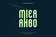 Mierahbo - Modern Display Typeface, a Serif Font by garismantra (Thumbnail 1 of 4)