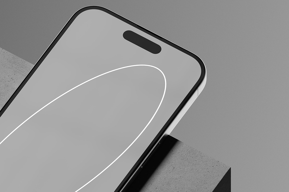 iPhone 15 Pro Standard Mockup 25, an iPhone Mockup by Orbyt Studio (Photo 3 of 3)