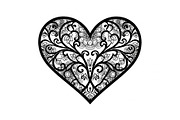 Ornamental Heart Silhouette Bundle, an Illustration by jahid234 (Thumbnail 11 of 31)