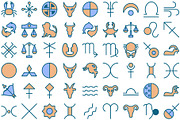 Mystical Symbols Astrology Icons set, an Icon by Vector Portal (Thumbnail 5 of 9)