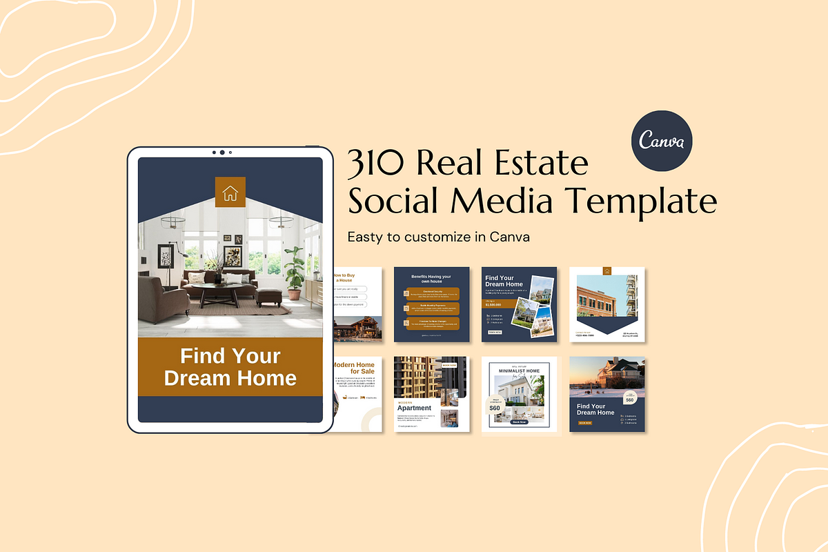 Real Estate Bundle Canva Template, a Social Media Template by Kawalan Studio (Photo 9 of 10)