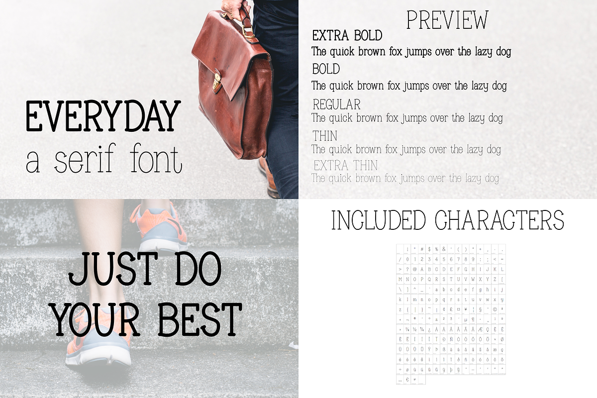 FONT BUNDLE THREE | 4 handmade fonts, a Sans Serif Font by Design av MAD (Photo 5 of 5)