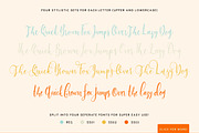Bouncy Castle Calligraphy Font, a Script Font by Tom Chalky (Thumbnail 2 of 10)
