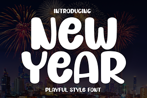 New Year Script Font